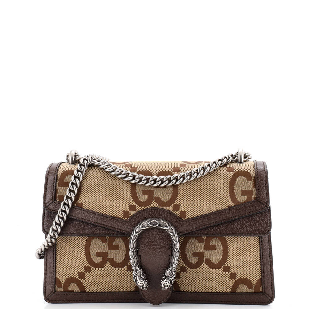 Gucci Small Dionysus Bag Jumbo GG Canvas